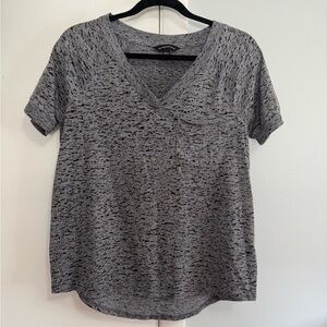Rock and republic. Gray and black V-Neck Women's Top. Size Medium